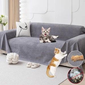 Cat Scratch Furniture Protector - Anti-Slip, Waterproof Sofa Cover to Keep Ca... - Picture 1 of 8