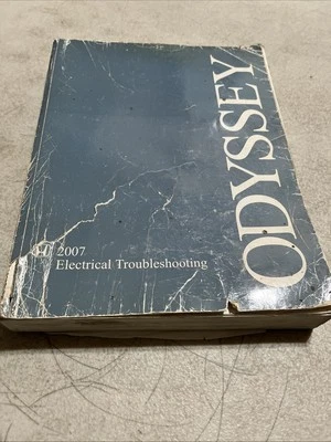 Honda Odyssey 2007 manual de solución de problemas eléctricos P/N 61SHJ02EL Foto 1 de 4