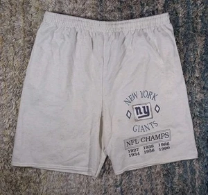 Felpa pantaloncino vintage anni 90 NY Giants NFL Champs made in USA uomo taglia XL - Foto 1 di 12