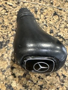 Mercedes-Benz OEM BLACK LEATHER Shifter Shift Knob W163 W140 W202 W124 R129 - Picture 1 of 11