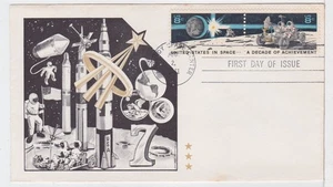 TurtlesTradingPost- Apollo Moon Landing - #1434-35 1971 FDC Brevard Cachet - Picture 1 of 1