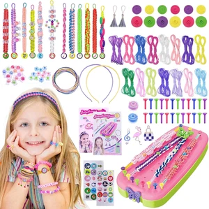 Kit per Braccialetti Fai Da Te Ragazza, Crea Braccialetti Artigianali Intrecciat - Foto 1 di 12