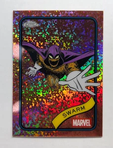 2025 Topps Chrome Marvel #16 Swarm /40 BOOKEND Rose Gold Mini Diamond Refractor - Picture 1 of 6