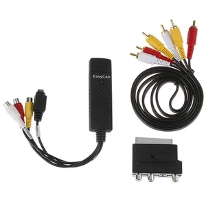 Video Cassettes VHS to DVD Convert Digitizing USB Adapter PC Laptop-P`.WG - Afbeelding 1 van 11