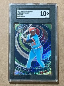 2023 Panini Chronicles Kirby Puckett Spectra SGC 10 Gem Mint Meta Prizm SP - Bild 1 von 2