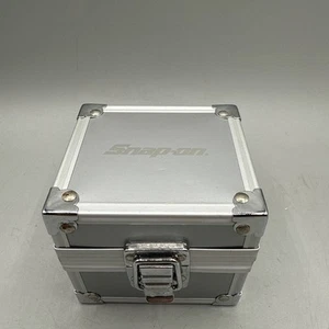 GRAU SNAP-ON Mini Metall Werkzeugkiste Truhe - Schreibtisch Organizer / Schmuckkästchen - Bild 1 von 8