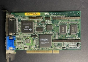 Matrox MGA Millenium MGA-MIL/2N 2MB PCI VGA Video Graphics Card HP 5064-0285 - Picture 1 of 7