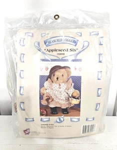 Vintage 1993 Tender Hearts Treasured Appleseed Sis Teddy Bear Outfit NEU - Bild 1 von 6