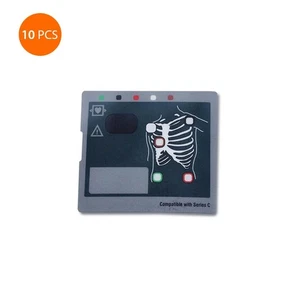 Etichetta di sovrapposizione frontale standard compatibile per Philips M2601A, 10 pezzi - Foto 1 di 1