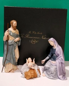 Juego Belén SAGRADA FAMILIA RENACENTISTA LENOX -- 1991 -- -- NUEVO en CAJA con certificado de autenticidad - Imagen 1 de 23