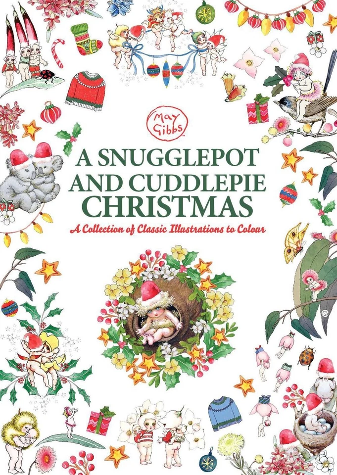A Snugglepot and Cuddlepie Christmas Adult Colouring Book (May Gibbs) by May Gib - image 1 of 1