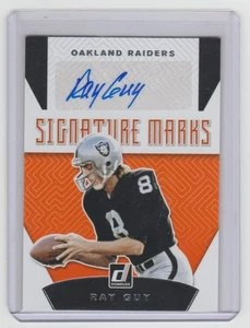 RAY GUY Raiders 2019 Donruss SIGNATURE MARKS Autograph #SM-32 SP AUTO HOF - Picture 1 of 2
