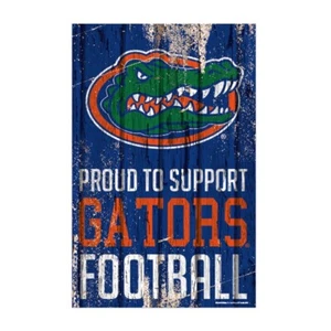 Florida Gators NCAA 17" x 11" Wood Indoor Sign Wincraft - Picture 1 of 1