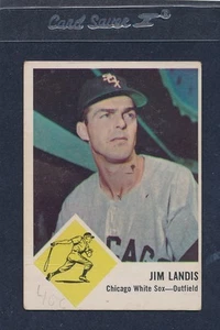 1963 Fleer #010 Jim Landis White Sox Fair *36 - Picture 1 of 1
