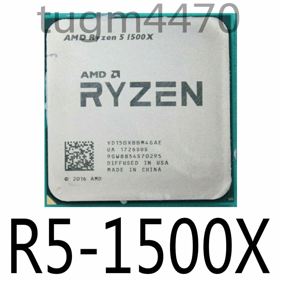 AMD Ryzen 5 1500X R5-1500X 3.5-3.7 GHz 4-Core 65W Socket AM4 CPU Processor - Image 1 of 1