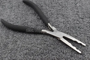 Haarverlängerungen PlLIER zum Entfernen von MIKRO-RINGEN, PERLEN & FUSION BINDUNG - 5" BLack - Bild 1 von 8
