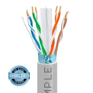 Cavo Ethernet 1000ft Cat 6 Riser Grigio | Schermato | CMR, FTP, 23AWG - Foto 1 di 3