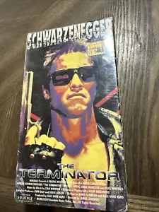The Terminator VHS Tape, 1991 Hemdale Home Video - Arnold Schwarzenegger Sealed - Picture 1 of 6