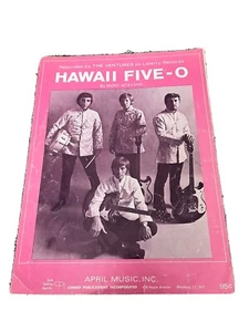 Hawaii Five-O Sheet Music, Mort Stevens, THE VENTURES, 1969 Vintage Rare - Picture 1 of 5