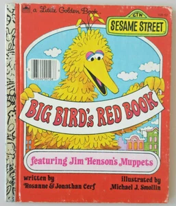 Big Bird's Red Book. Sesame Street feat Jim Henson´s Muppets Little Golden Boook - Bild 1 von 3
