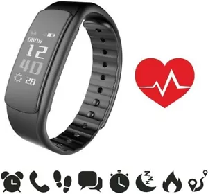 Braccialetto Fitness Fitness Tracker con Display OLED e Bluetooth per Androi IOS - Foto 1 di 4