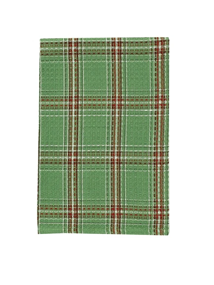 Toalla de plato - Merry & Bright de Park Designs - Navidad verde rojo blanco Foto 1 de 1