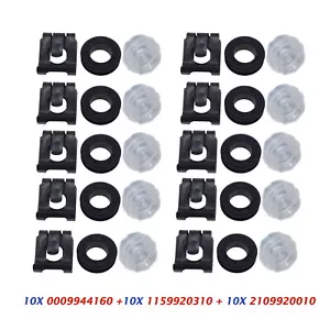 10 Sets For MB W115 W124 Auto Trans Shift Linkage Clip Rod Bushing 1159920110 - Picture 1 of 11