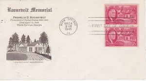 POSTAL HISTORY PRESIDENT FRANKLIN DELANO ROOSEVELT FDR FIRST DAY EVENT COVER K6 - Picture 1 of 1