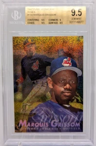 ⚾1997 Flair Showcase Row 0 Marquis Grissom #154 BGS 9.5 GEM MINT⚾ - Picture 1 of 3