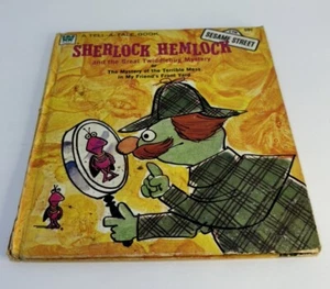 Sesame Street 1972 Sherlock Hemlock The Great Twiddleburg Mystery Hardcover Book - Picture 1 of 8