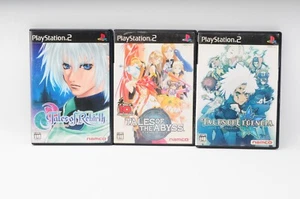 Lot 3 Tales of Legendia Rebirth The Abyss PS2 PlayStation 2 Japan JP Game #933 - Picture 1 of 7