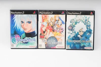 Lot 3 Tales of Legendia Rebirth The Abyss PS2 PlayStation 2 Japan JP Game #933 - Image 1 of 4