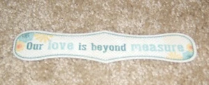 My Mind's Eye Indie Chic Citron "Party" Title Diecut - Picture 1 of 1