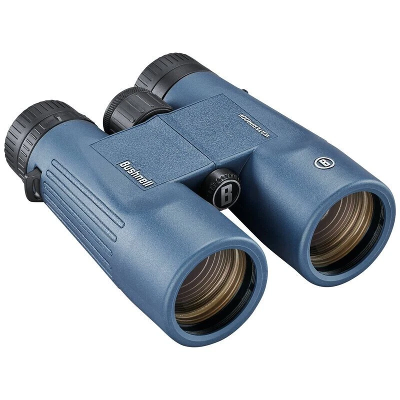 Bushnell 10x42 H2O  Waterproof Compact Binoculars  Dark Blue - Image 1 of 4