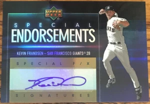2006 Upper Deck Special FX Special Endorsements Signatures Kevin Frandsen SE-KF - Picture 1 of 2