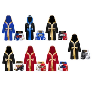 Kids Boys Suit Cosplay Sets Halloween Outfit Patchwork Robe With Belt Cloak - Picture 1 of 44