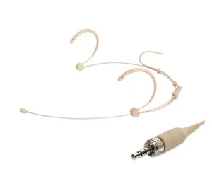 Beige Headset Microphone for Sennheiser EW 100 G4-ME3 SK 100 G4 Wireless Headset - Picture 1 of 2