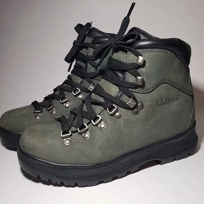 LL Bean Hiking Boots Womens Size 8 Cresta Green Vibram Sole - Image 1 of 4
