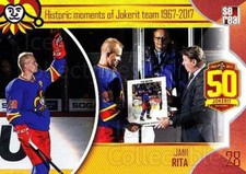 2017-18 Finnish Jokerit Helsinki Sereal #H18 Jani Rita