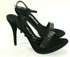 Claudio Milano Women's Suede Crystal Shoes Size 41 ( US 10.5) Italy Retail $490