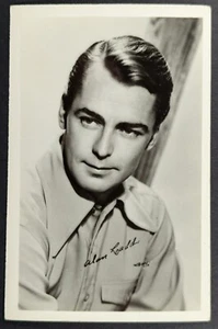Alan Ladd Schauspieler Schauspielerin Echtfoto Postkarte - Bild 1 von 2