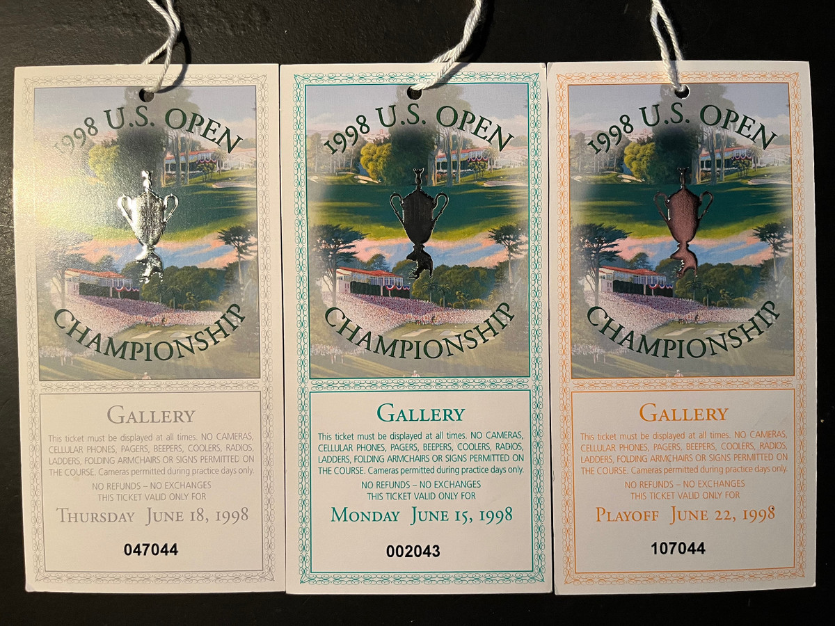 Golf 1998 Vintage Sports Ticket Stubs for sale | eBay