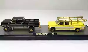 CHASE!!-M2 Machines 1/64 1975 Chevrolet Silverado 30 & 1973 Chevrolet Silverado - Picture 1 of 8