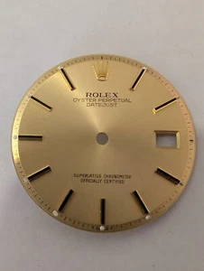 ROLEX OP DATEJUST DIAL FOR 36mm 1601 FOR PARTS OR REPAIRS-GREAT CONDITION - Picture 1 of 2