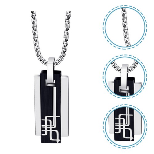 Men's Necklace Chain Bar for Mens Pendants Chains Man Does Not Fade eBay