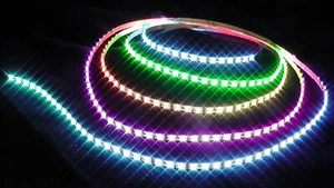 π¬π§ Narrow skinny addressable RGB LED flexible 4mm strip 144 LED/m WS2812C-2020 - Picture 1 of 6