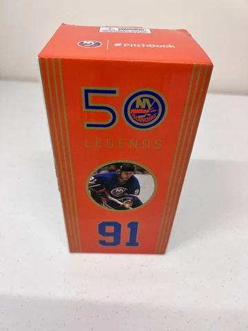 NEW NHL NEW YORK ISLANDERS BUTCH GORING BOBBLEHEAD PITCHBOOK UBS ARENA Cover
