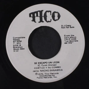 CORTIJO Y SU COMBO: se escapo un leon / arrecotin-arrecotan TICO 7" Single - Picture 1 of 2
