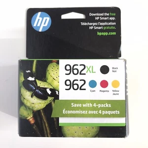 2026 2027 HP 962XL nero 962 giallo ciano magenta inchiostro originale confezione da 4 3JB34AN OEM - Foto 1 di 4
