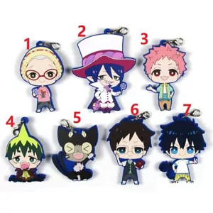 Anime Blue Exorcist Rubber Strap Key chain Keyring Charm Ao no Exorcist - Picture 1 of 1